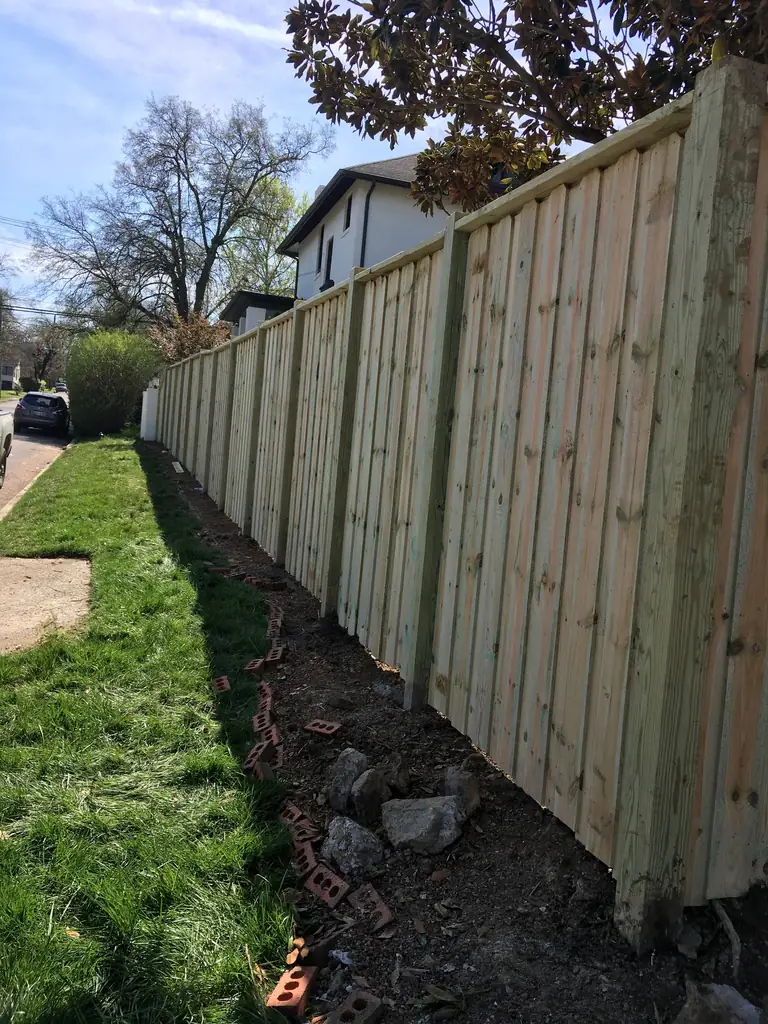 Fence Installation project by Hugo's Fence and Deck Nashville in Nashville, Tennessee